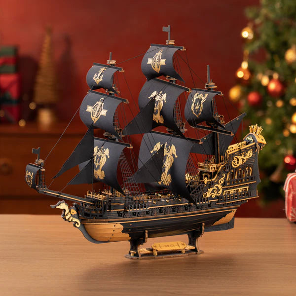 ROKR Das Seepferdchen-Bark 3D-Holzpuzzle MCB02