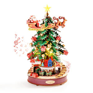 Rolife Christmas Melody Tree Music Box AMS01